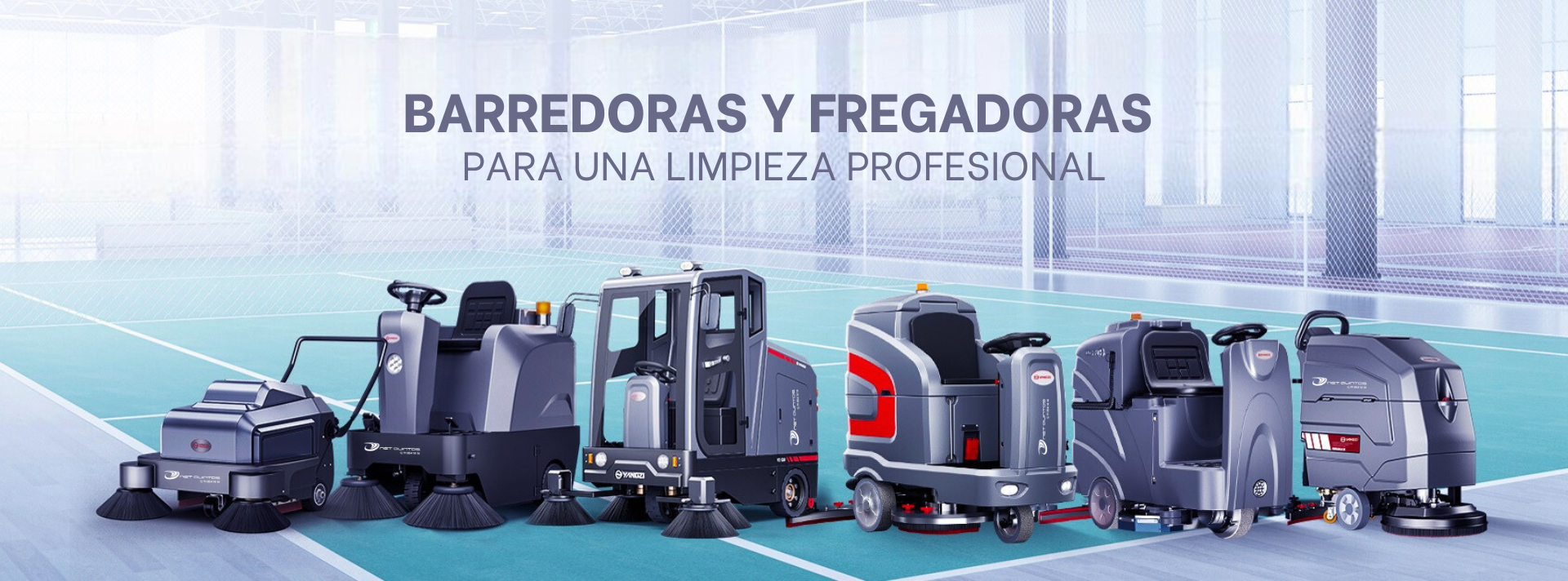 Barredoras y fregadoras industriales